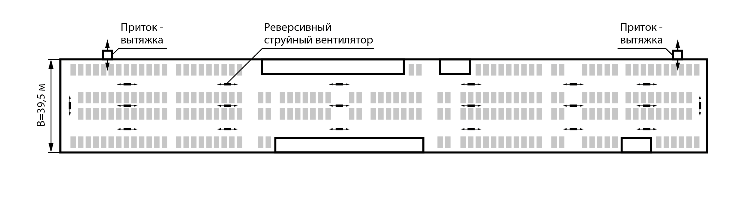 Реверсивная струйная вентиляция и рекуперация как новое энергоэффективное  проектное решение для крупных многоуровневых автостоянок : Журнал  «Инженерные системы»